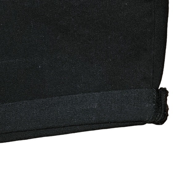 Seven7 Black Super Soft Stretch Rolled Cuff Sunset Bermuda Shorts Size 6 - Picture 3 of 11